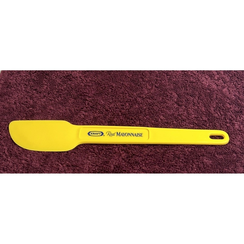 Vintage Kraft Promo Real Mayonnaise Jar Scraper Spreader Spatula USA 11" **EUC**